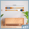 Kit 2 Remos Decorativos Canadenses - Pinturas C2 e C8 - Nobre Madeira
