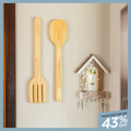 Kit 2 Talheres Decorativos em Madeira - Nobre Madeira