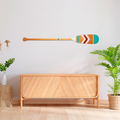 Remo Decorativo Artesanal Tribal - Pintura 13 - Nobre Madeira
